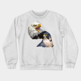 American Pigargo and Peregrine Falcon Crewneck Sweatshirt